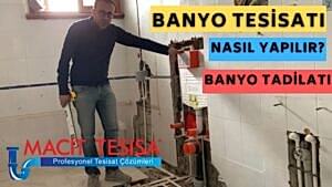 banyo tesisatı nasıl yapılır