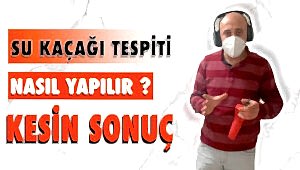 İstanbul Su Kaçağı Bulma